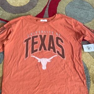 NWT University of Texas Long Sleeve Shirt, Orange, Sz L